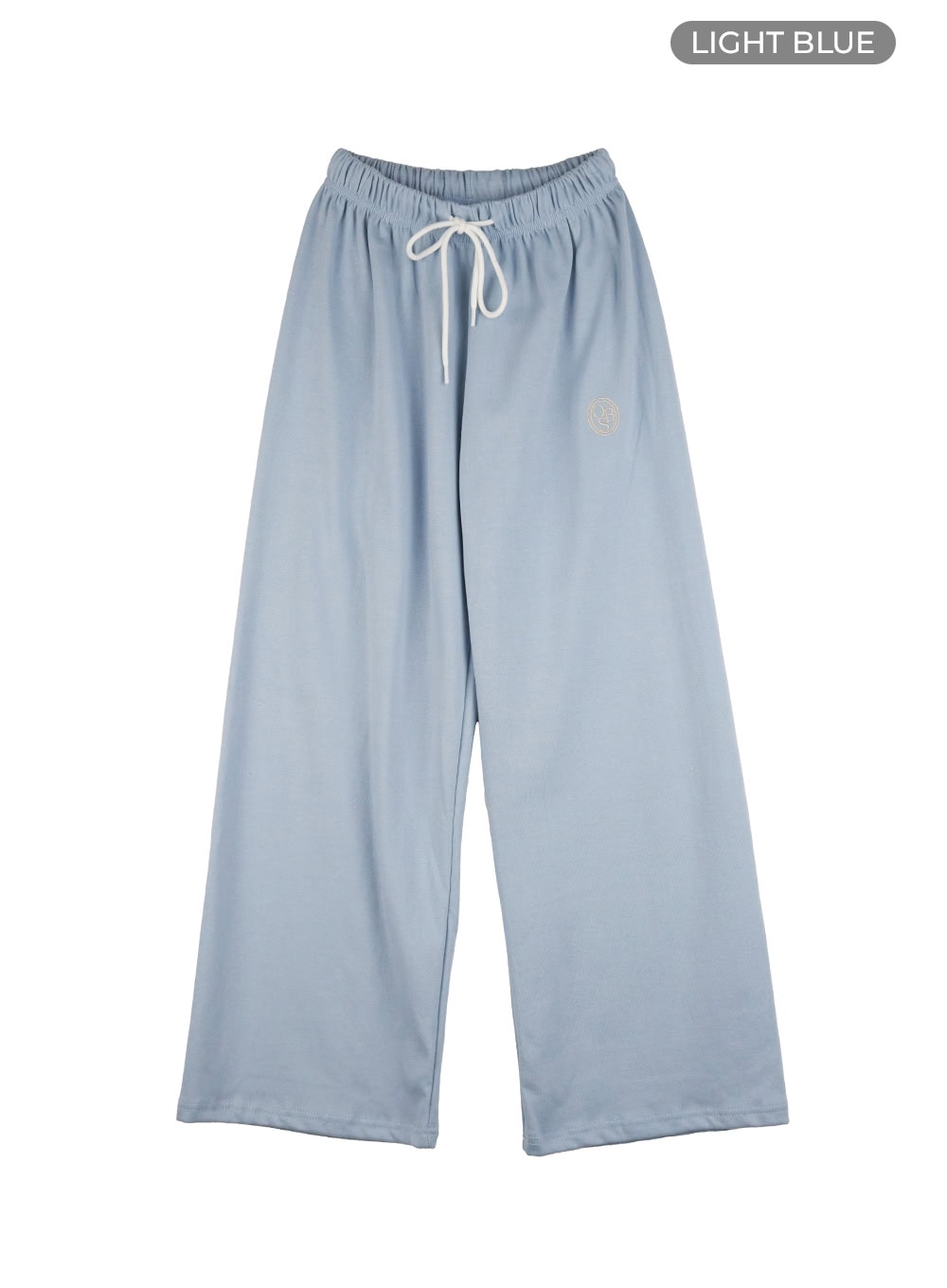 embroidered-cotton-sweatpants-og409 / Light blue