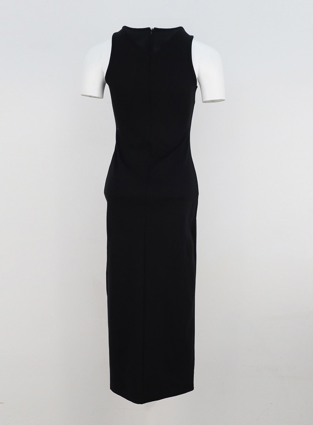 Slit Sleeveless Maxi Dress OY310