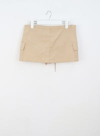 drawstring-mini-skirt-bu308