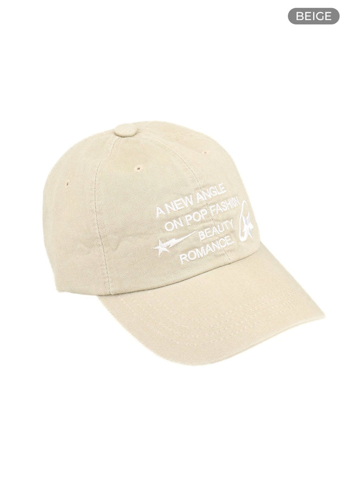 acubi-star-graphic-cap-oa425 / Beige