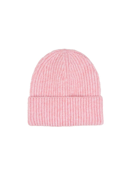 solid-knit-beanie-cn426 / Pink