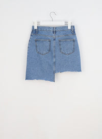 unbalanced-denim-mini-skirt-by322