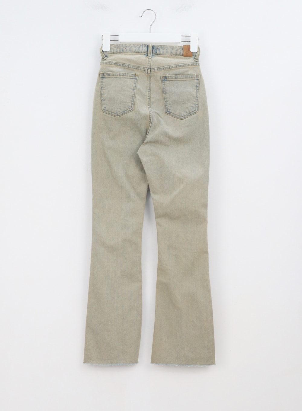 Beige Wash Bootcut Jeans BA320