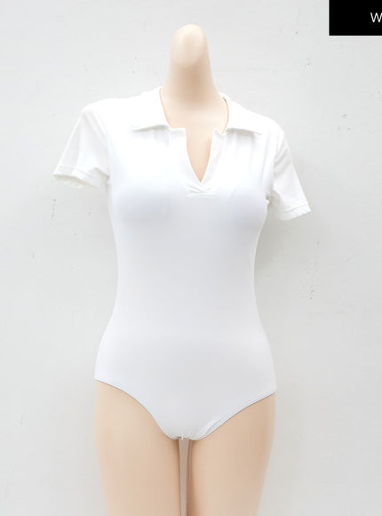 Collared Monokini Swimsuit CY26