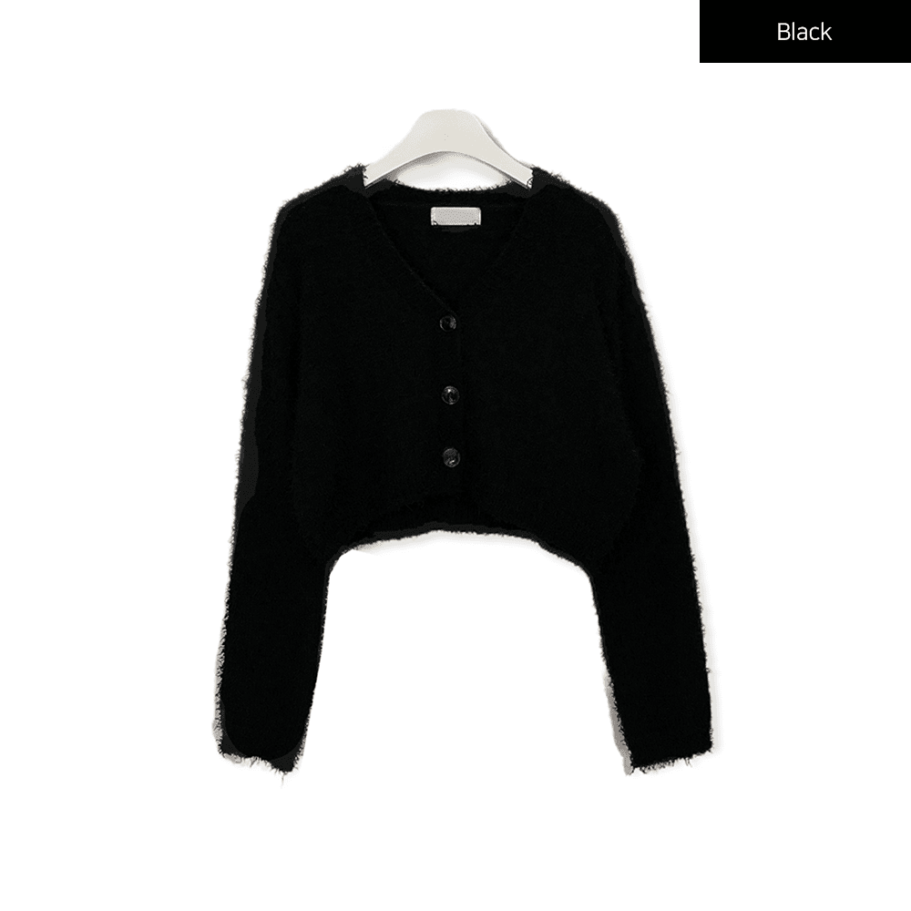 Boucle Cropped Cardigan CM8