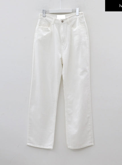 Cotton Straight Leg Pants CY18