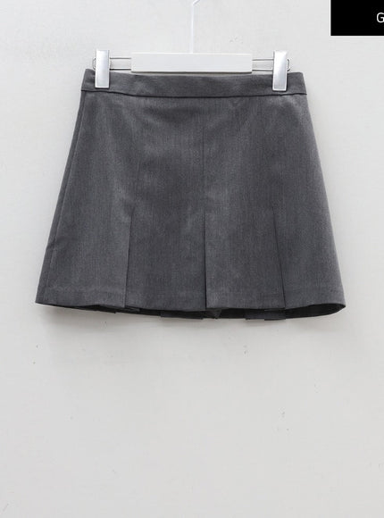 Pleated Mini Skirt CA13