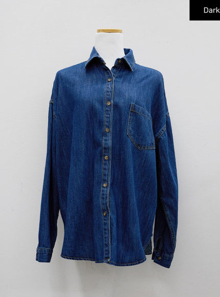 Relaxed Fit Denim Shirt CM10