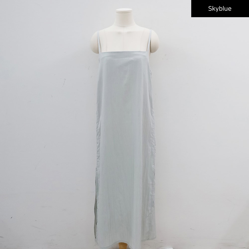 Shirred Sleeveless Dress CY31