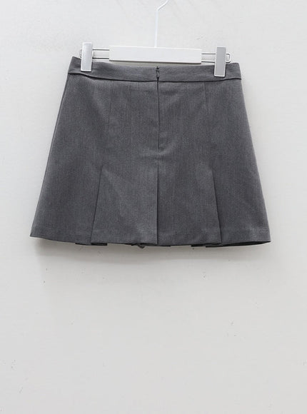 Pleated Mini Skirt CA13