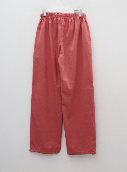 Drawstring Waist Detail Wide Leg Sweats CA27